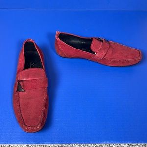 Men’s Kenneth Cole Next Wave Suede Soft Leather Loafers Shoes 9.5